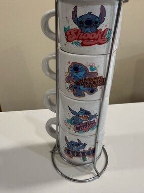 Disney White Ceramic Mug with Logo on Base